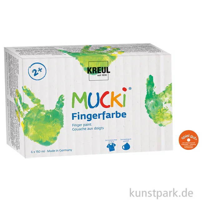 Artikelbild 1 des Artikels “MUCKI Fingerfarben Set - 6 x 150 ml “