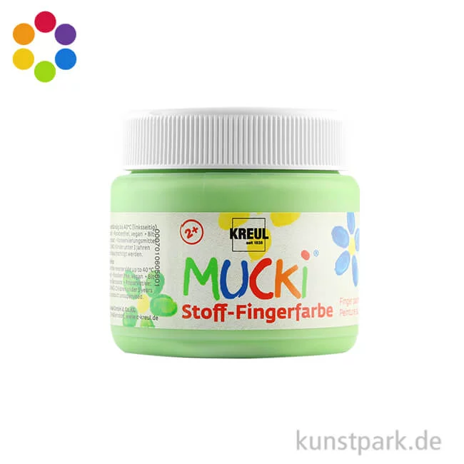 Artikelbild 1 des Artikels “MUCKI Fingerfarbe Textil - pastose Farbe für Stoffe, 150 ml “