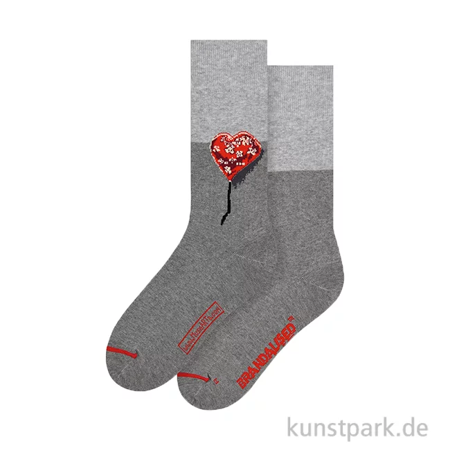 Artikelbild 1 des Artikels “MuseARTa ARTSOX - Kunstsocken, Banksy Graffiti, Bandage Heart, 36-40 “