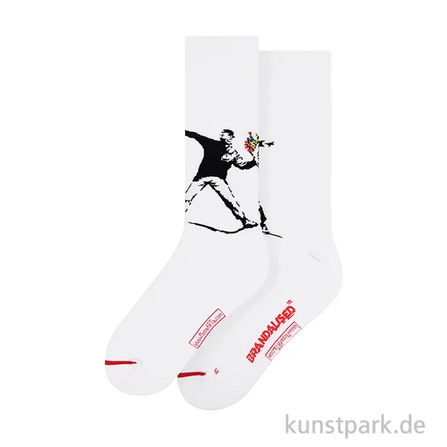 Artikelbild 1 des Artikels “MuseARTa ARTSOX - Kunstsocken, Banksy Graffiti, Flower Bomber, 36-40 “