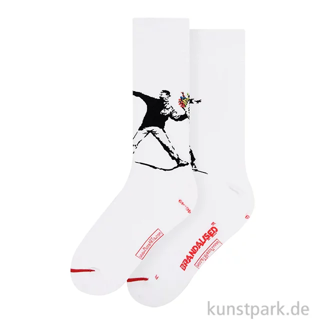 Artikelbild 1 des Artikels “MuseARTa ARTSOX - Kunstsocken, Banksy Graffiti, Flower Bomber, 40-46 “