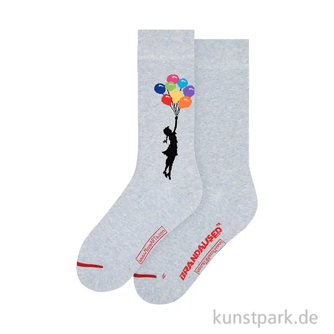 Artikelbild 1 des Artikels “MuseARTa ARTSOX - Kunstsocken, Banksy Graffiti, Girl Floating, 36-40 “