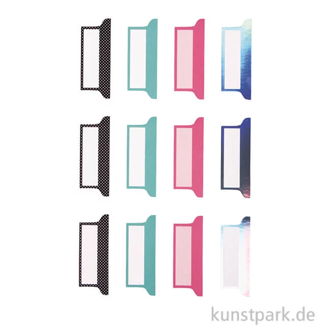 Artikelbild 1 des Artikels “My Planner - Kleberegister - Basic Happy, 12 Stück sortiert “