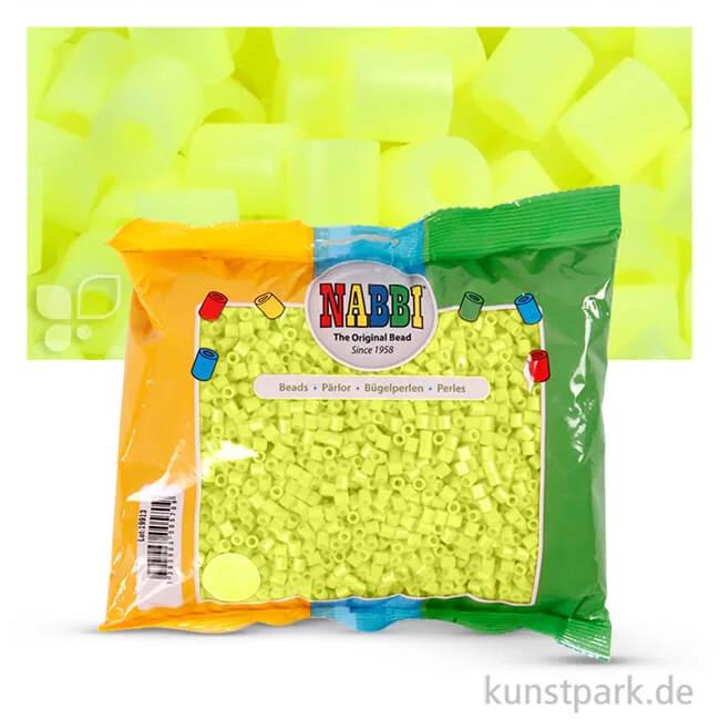 Artikelbild 1 des Artikels “NABBI Bügelperlen - 6000 Stück, 5x5 mm 2,5 mm | Pastellgelb“