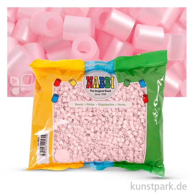 Artikelbild 1 des Artikels “NABBI Bügelperlen - 6000 Stück, 5x5 mm 2,5 mm | Rosa Perlmutt“