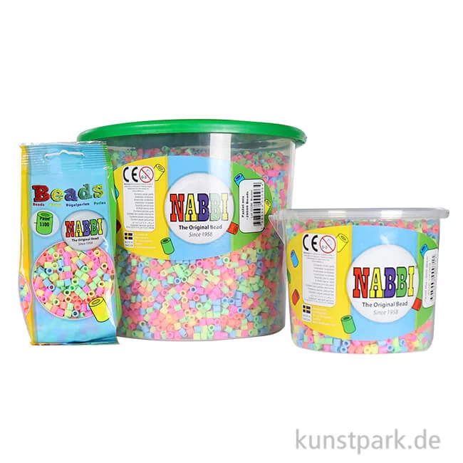 Artikelbild 1 des Artikels “NABBI Bügelperlen - Pastellfarben, 5x5 mm “