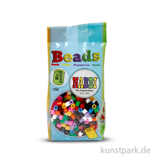 Artikelbild 1 des Artikels “NABBI Bügelperlen - Standard Farben, 5x5 mm 1.100 Stück“