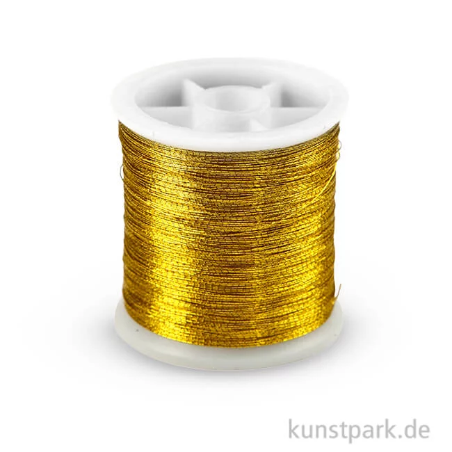 Artikelbild 1 des Artikels “Nähgarn aus Nylon - 100 Meter Rolle Gold“