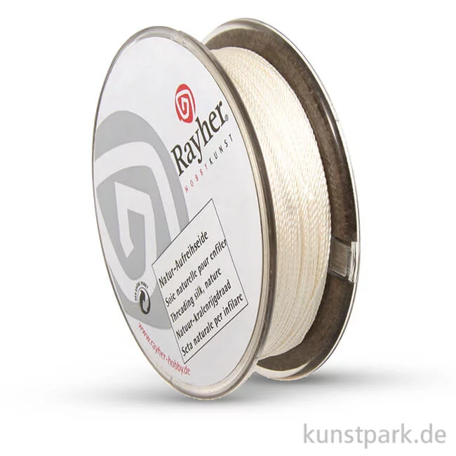 Artikelbild 1 des Artikels “Natur-Aufreihseide 0,33 mm, 25 m Spule Weiß“