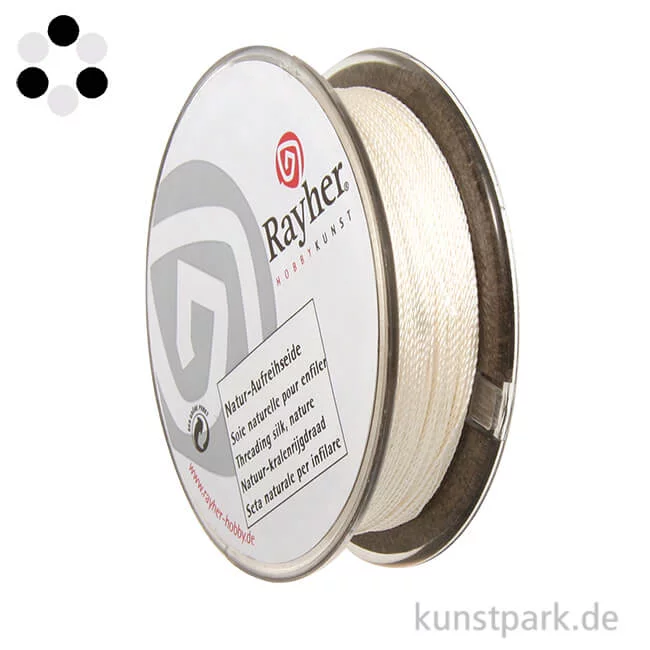 Artikelbild 1 des Artikels “Natur-Aufreihseide 0,33 mm, 25 m Spule “