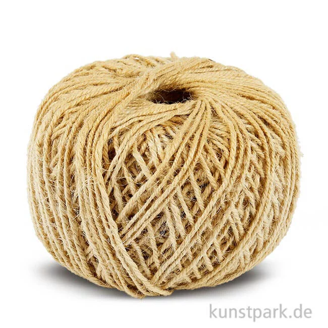 Artikelbild 1 des Artikels “Naturschnur - Rustikal, gebleicht, Dicke 2 mm, 180 m “