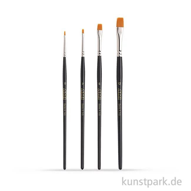 Artikelbild 1 des Artikels “Öl- und Acrylmalpinselset A145, 4 Flachpinsel “