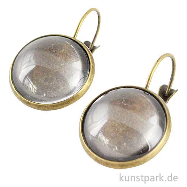 Artikelbild 1 des Artikels “Ohrring Vintage Collection - Rund, Durchmesser 1,7cm mit Cabochon Altgold“