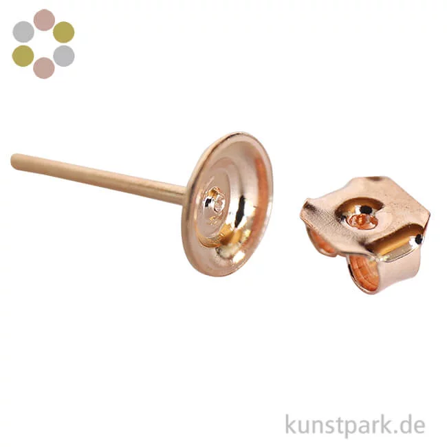 Artikelbild 1 des Artikels “Ohrstecker mit Platine, 6 mm, 4 Stück “