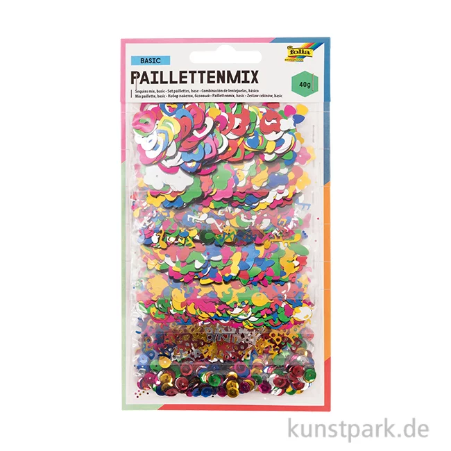Artikelbild 1 des Artikels “Paillettenmix Ganzjahr, 40g sortiert “