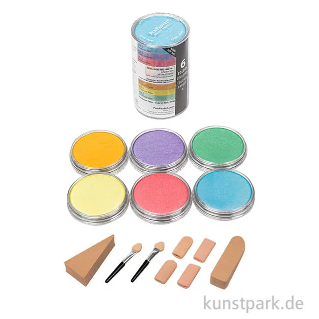 Artikelbild 1 des Artikels “PanPastel Set - Perlglanzfarben, 6 x 9 ml + Zubehör “