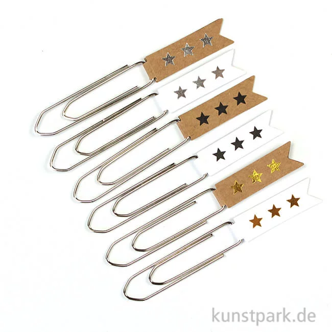 Artikelbild 1 des Artikels “Paper Clips - Sterne, 8 Stück sortiert “
