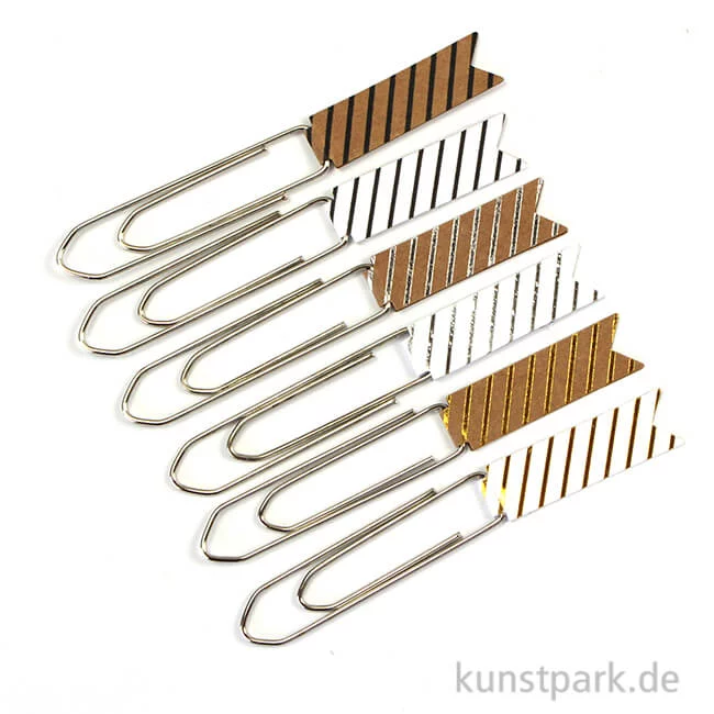 Artikelbild 1 des Artikels “Paper Clips - Streifen, 8 Stück sortiert “
