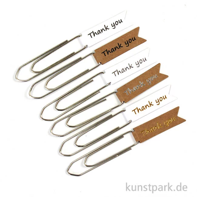 Artikelbild 1 des Artikels “Paper Clips - Thank you, 8 Stück sortiert “