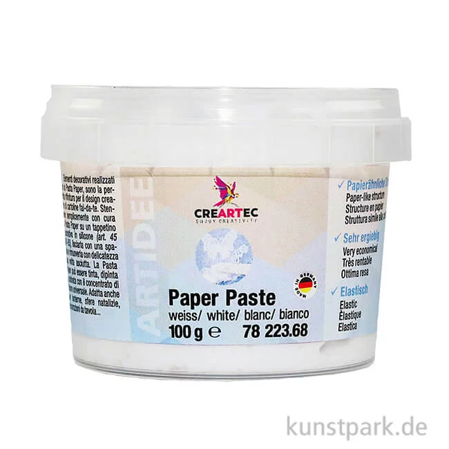 Artikelbild 1 des Artikels “Paper Paste - Papierähnliche Strukturpaste, Weiß, 100g “