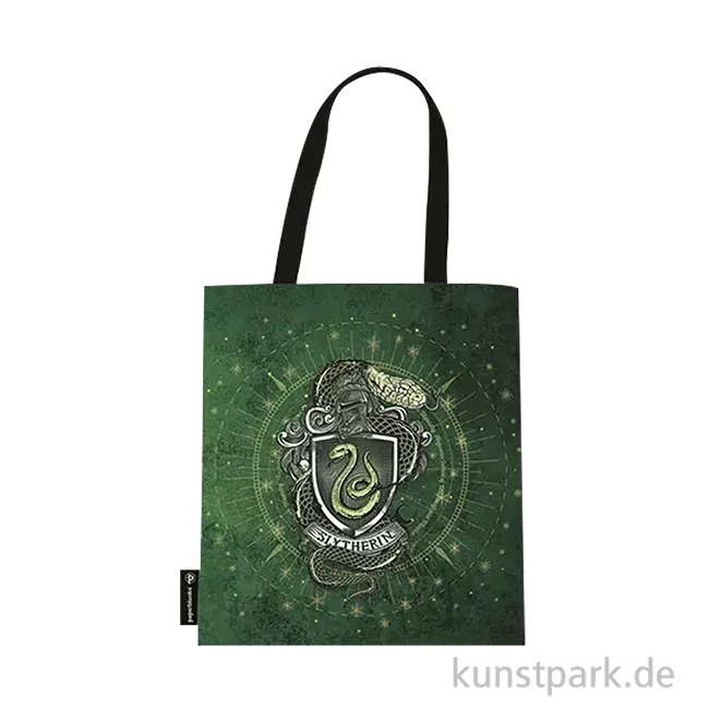 Artikelbild 1 des Artikels “PAPERBLANKS Jutebeutel - Harry Potter Tasche, Slytherin “
