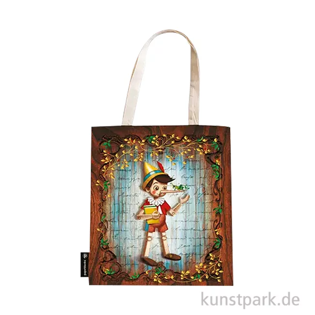Artikelbild 1 des Artikels “PAPERBLANKS Jutebeutel - Märchen, Carlo Collodi, Pinocchio “