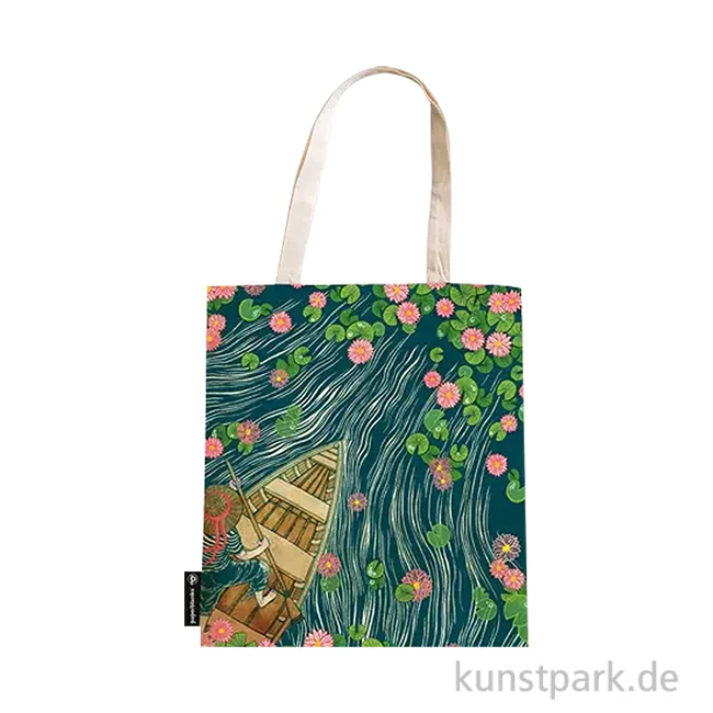 Artikelbild 1 des Artikels “PAPERBLANKS Jutebeutel - Yuko, Fluss der Lotusblüten “