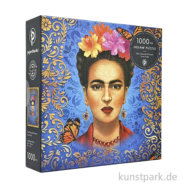 Artikelbild 1 des Artikels “PAPERBLANKS Puzzle - Viva Frida Porträt, 1000 Teile “