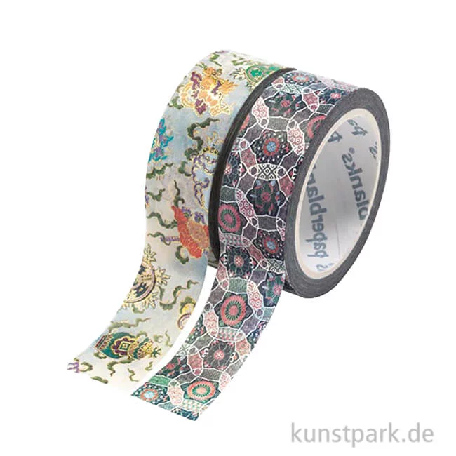 Artikelbild 1 des Artikels “PAPERBLANKS Washi Tape Set - 2 x 10m - Chakra & Shankha “