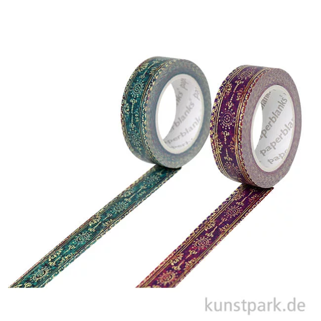 Artikelbild 1 des Artikels “PAPERBLANKS Washi Tape Set, 2 x 10m - Ozeanien & Viola “