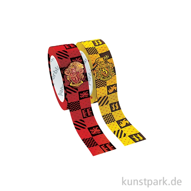 Artikelbild 1 des Artikels “PAPERBLANKS Washi Tapes, 2 x 10m - Harry Potter, Gryffindor Hufflepuff “