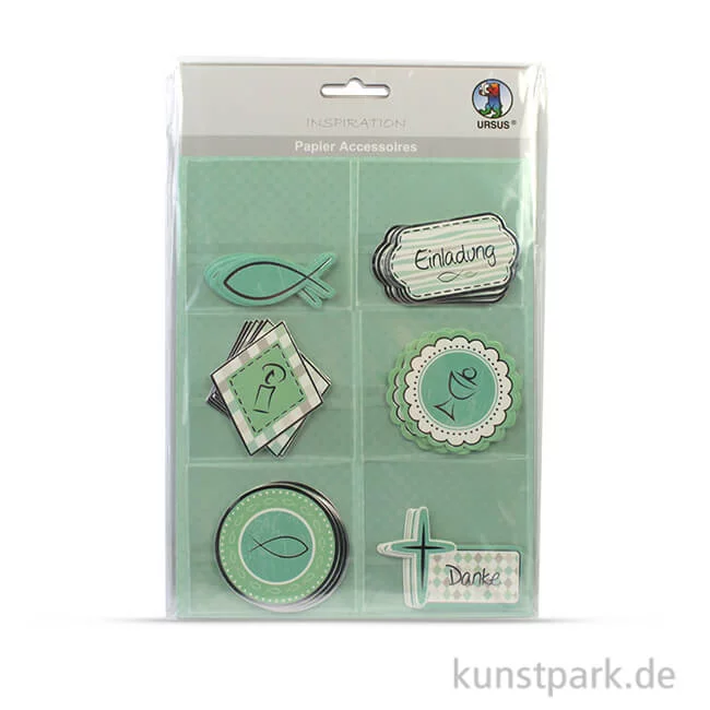 Artikelbild 1 des Artikels “Papier Accessoires Aqua, 6 verschiedene Designs “