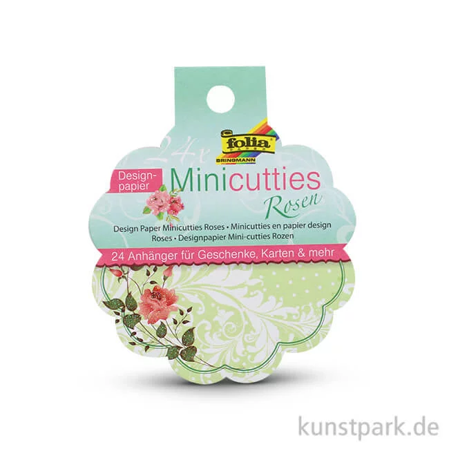 Artikelbild 1 des Artikels “Papieranhänger Mini-Cutties - Rosen “