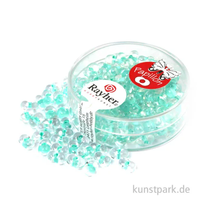 Artikelbild 1 des Artikels “Papillon-Rocailles - 3,2x6,5 mm - 18 g Dose | Mintgrün“