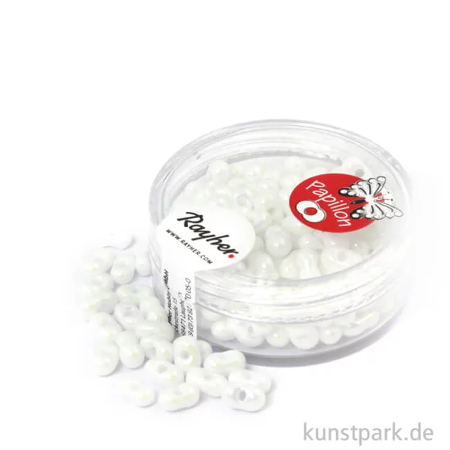 Artikelbild 1 des Artikels “Papillon-Rocailles - 3,2x6,5 mm - 18 g Dose | Mondstein“
