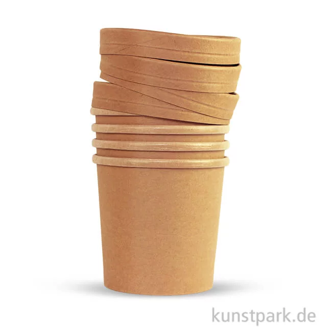 Artikelbild 1 des Artikels “Pappbecher mit Deckel, lebensmittelecht, 4 Stück “