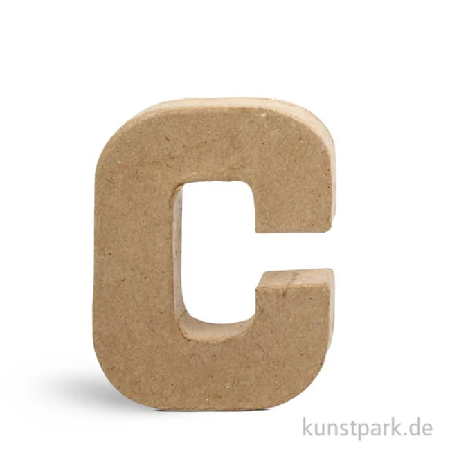 Artikelbild 1 des Artikels “Pappmaché-Buchstaben - handgearbeitet 10 cm Einzeln | C“