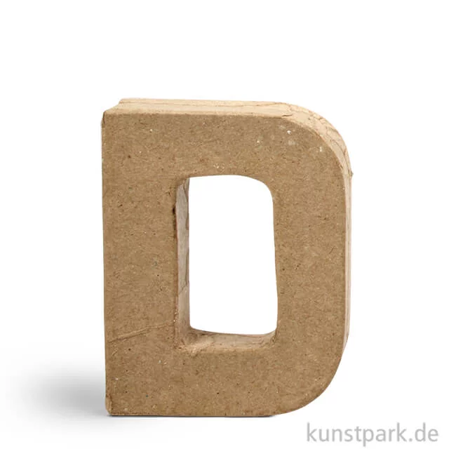 Artikelbild 1 des Artikels “Pappmaché-Buchstaben - handgearbeitet 10 cm Einzeln | D“