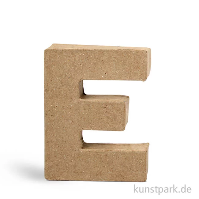 Artikelbild 1 des Artikels “Pappmaché-Buchstaben - handgearbeitet 10 cm Einzeln | E“