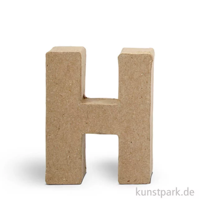 Artikelbild 1 des Artikels “Pappmaché-Buchstaben - handgearbeitet 10 cm Einzeln | H“