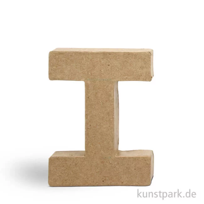 Artikelbild 1 des Artikels “Pappmaché-Buchstaben - handgearbeitet 10 cm Einzeln | I“
