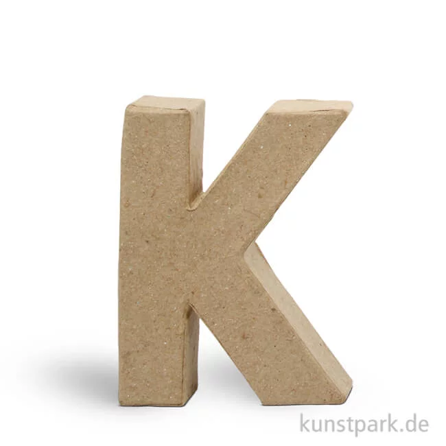 Artikelbild 1 des Artikels “Pappmaché-Buchstaben - handgearbeitet 10 cm Einzeln | K“