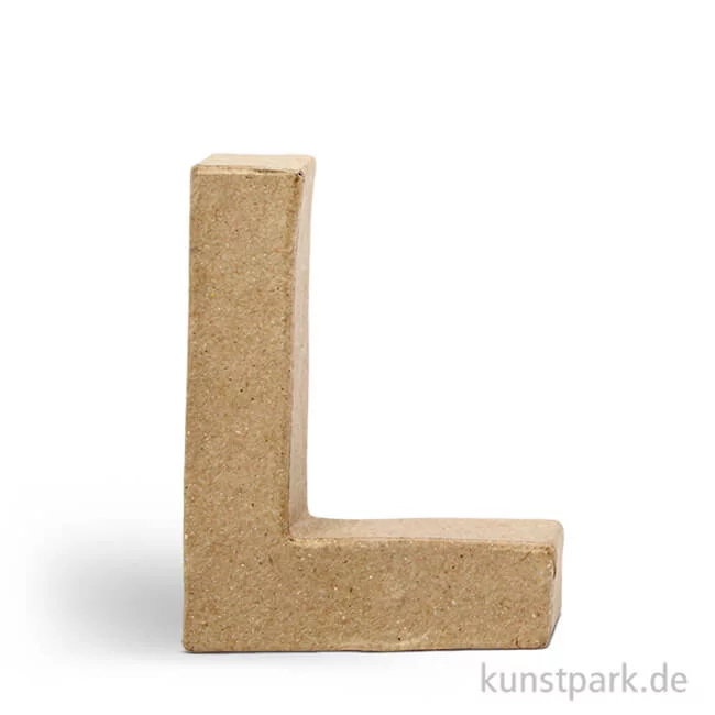 Artikelbild 1 des Artikels “Pappmaché-Buchstaben - handgearbeitet 10 cm Einzeln | L“