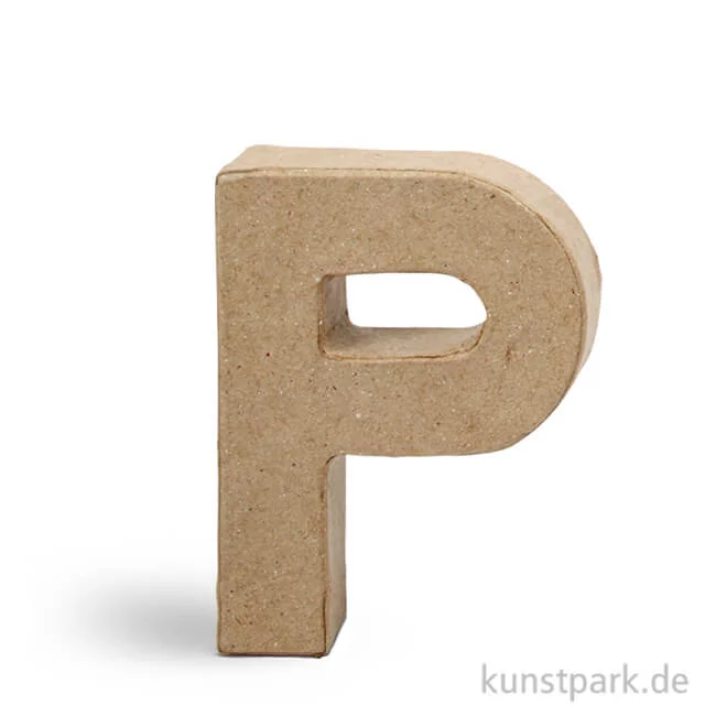 Artikelbild 1 des Artikels “Pappmaché-Buchstaben - handgearbeitet 10 cm Einzeln | P“