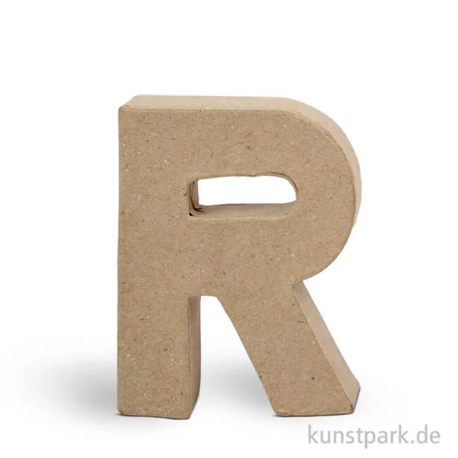 Artikelbild 1 des Artikels “Pappmaché-Buchstaben - handgearbeitet 10 cm Einzeln | R“