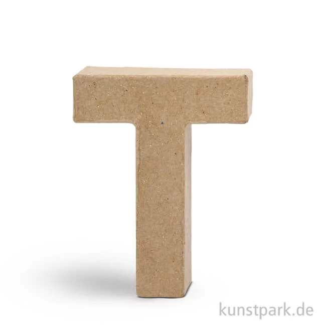 Artikelbild 1 des Artikels “Pappmaché-Buchstaben - handgearbeitet 10 cm Einzeln | T“