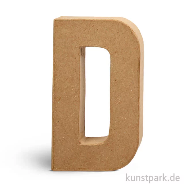 Artikelbild 1 des Artikels “Pappmaché-Buchstaben - handgearbeitet 20,5 cm Einzeln | D“