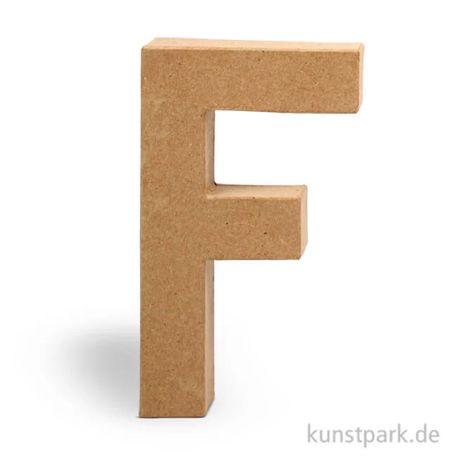 Artikelbild 1 des Artikels “Pappmaché-Buchstaben - handgearbeitet 20,5 cm Einzeln | F“