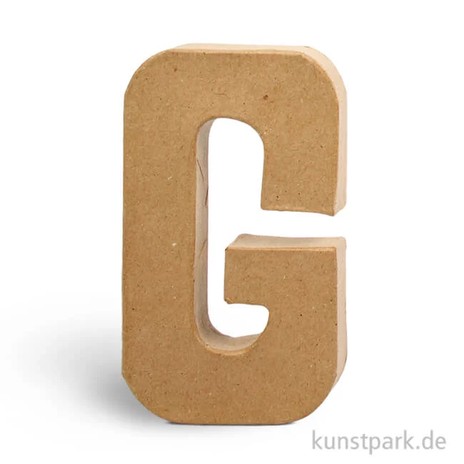 Artikelbild 1 des Artikels “Pappmaché-Buchstaben - handgearbeitet 20,5 cm Einzeln | G“