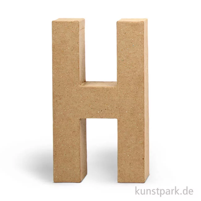 Artikelbild 1 des Artikels “Pappmaché-Buchstaben - handgearbeitet 20,5 cm Einzeln | H“